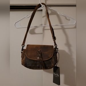 Myra Leather Crossbody Purse
